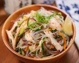 さっぱり青じそ＆蒸し鶏の和風春雨サラダ作り方5写真