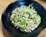 ご飯泥棒！えのき おくら 茗荷 梅の一品作り方7写真