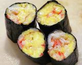 カニカマ卵の海苔巻き♪お弁当やおつまみに作り方6写真