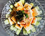 中華の冷奴　　　　　　　　　　紅油豆腐作り方6写真