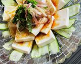 中華の冷奴　　　　　　　　　　紅油豆腐作り方7写真