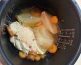 簡単ヘルシー炊飯器ホロホロ鶏胸肉作り方4写真
