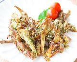 やみつき♡カリカリ舞茸ののり塩チーズ焼き作り方4写真