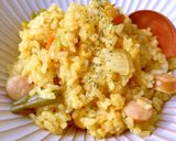 【カレー麹】【玄米酵母】発酵カレーピラフ作り方4写真