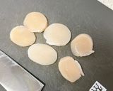 レモンだしホタテ♪クリチいくらのせ作り方1写真