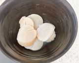 レモンだしホタテ♪クリチいくらのせ作り方3写真