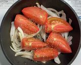 牛肉とトマトとニラの炒め煮作り方5写真
