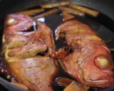 金時鯛と新ごぼうの煮つけ作り方4写真