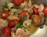 簡単　カンパチとトマトのサラダ　夏向け作り方4写真