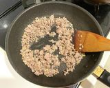 肉感たっぷり　ゴーヤとパプリカの麻婆野菜作り方5写真
