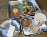 【腸活】きのこと根菜の豆乳味噌汁作り方1写真