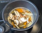 【腸活】きのこと根菜の豆乳味噌汁作り方4写真