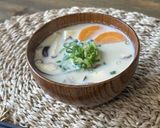 【腸活】きのこと根菜の豆乳味噌汁作り方7写真