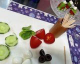 ひとくちモツァレラの小人さんサラダ作り方3写真