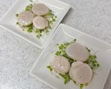 レモンだしホタテ♪クリチいくらのせ作り方5写真