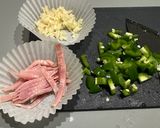 自分用　生ハラペーニョでペペロンチーノ作り方2写真