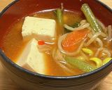 中華麹・ごま味噌麹を使ったチゲ風スープ作り方5写真