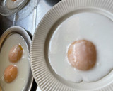 まるで目玉焼き!?のおやつ黄桃の牛乳寒天作り方8写真