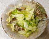 レンジで簡単♪あさりとキャベツの酒蒸し作り方6写真