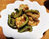鶏肉とゴ−ヤの南蛮漬け作り方4写真
