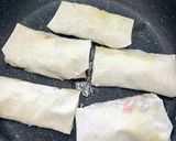 雪中椎茸の焼き春巻き作り方9写真