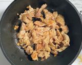 豚こま肉にナスと玉ネギと大葉の中華炒め作り方5写真