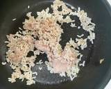 まな板不要！キャベツと鶏ひき肉ヘルシー丼作り方2写真