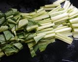 簡単カルシウム補給！小松菜しらす舞茸炒め作り方1写真