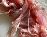 マグロのスジ消費します。作り方1写真