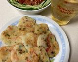 豆腐とカニカマのふわふわ焼き作り方5写真