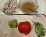 豚しゃぶ冷やし中華(ごまだれ)作り方2写真