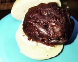 ぼたもチーズバーガー作り方4写真