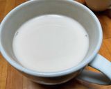 簡単ほうじ茶ラテ(シナモン風味)作り方2写真