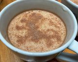 簡単ほうじ茶ラテ(シナモン風味)作り方4写真