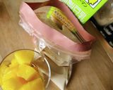 材料2つ☆パイン豆乳デザート☆子供が喜ぶ作り方1写真