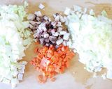 コストコ【チキンストックミネストローネ】作り方1写真