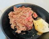 お肉ごろごろがっつり本格ミートソース作り方15写真