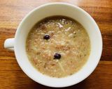 即席♪豆乳味噌おじや　冷やご飯で作り方2写真
