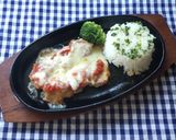 チキンのカチャトーラ!バターライス添え♪作り方1写真