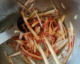 カニかまと長ネギ和風パスタ☆つまみ☆夕食作り方2写真