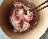 塩麹豚バラとピーマンの甘辛炒め作り方1写真