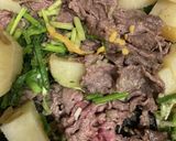 牛肉と小ネギとじゃがいものアメリカン炒め作り方3写真