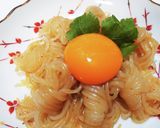美味♫すき焼き風味こんにゃくの黄身がけ♫作り方4写真
