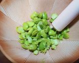 ♫じゃがいもの枝豆ホワイトソースがけ♫作り方1写真