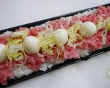 簡単!くら寿司まぐろユッケ風長寿司作り方4写真