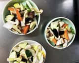 簡単コク旨ウスターレモン味ツナ根菜野菜炒作り方9写真