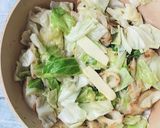 副菜☆ちくわとキャベツの塩麹バタポン炒め作り方3写真