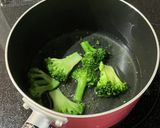 ブロッコリーの豆乳スープ作り方1写真