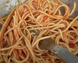残ったパスタ作り方1写真