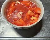 タコとトマトのトマトジュース煮込み作り方3写真
